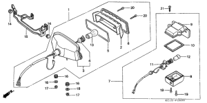 CB125T Taillight unit ass`y