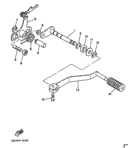 YSR80 Вал переключения