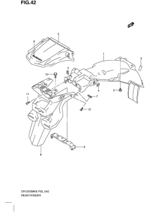 DR125 Заднее крыло