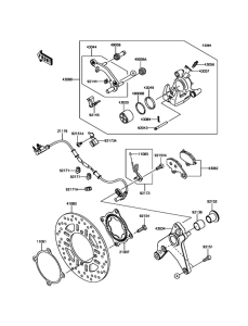 ZR1000 Задний тормоз