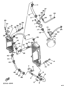 DT200R Radiator. hose