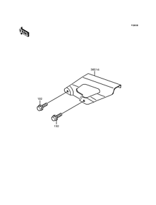 ZX400 Крышка цепи привода