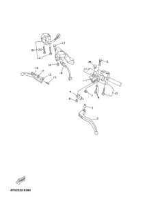TZR50 Grupo conmutadores con manetas