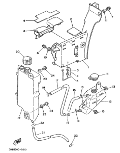 DT125E Боковые обтекатели