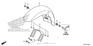 VT1300CT Front fender (1)