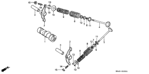 C50 Распред вал / клапана