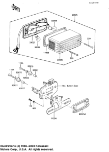 KZ1100 Taillight unit ass`y