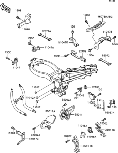 ZX1100 Короб для АКБ