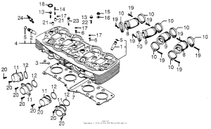 CB750 Головка цилиндров