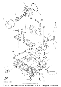 FZR1000D Маслянный фильтр