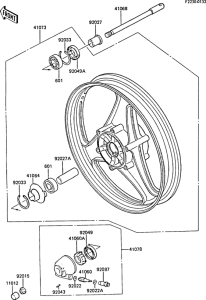 ZL1000 Переднее колесо