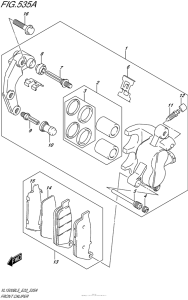 VL1500B Передние тормоза