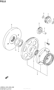 LS650 Муфта стартера