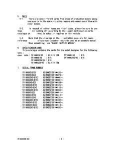SV1000 Catalog preface