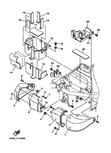 XV1700A XV17AW Боковая крышка