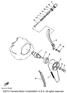 TW200HC Цепь механизма газораспределения