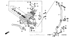PCX125 Передний главный тормозной цилиндр