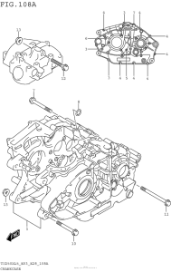 TU250 Картер двигателя