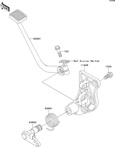 ZG1200 Педаль тормоза