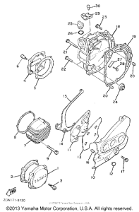 FZ600UC Боковые крышки