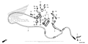 CRF1000D (ABS) Parking Brake Lever