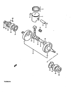 TS250 Вал коленчатый