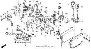ST1100 (ABS/ TCS) St1100a cowl stay 95