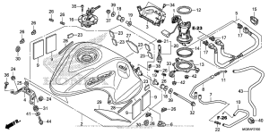 VFR1200F (DCT) Fuel Tank + Fuel Pump