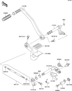 VN1500 Механизм переключения передач