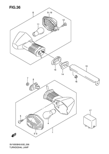 SV1000 Поворотники