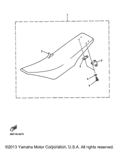 YZ400FK Сиденье