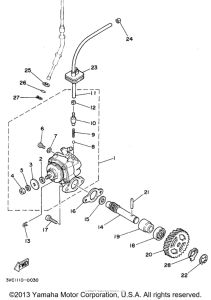 RT180D Масляный насос