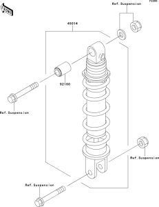 ZX400 Амортизатор