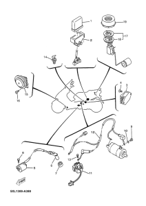 YP125E Электрика 1