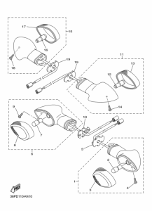 XJ6F FZ6RB Проблесковый световой сигнал