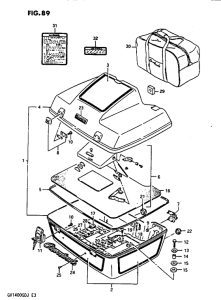 GV1400 Travel trunk model h