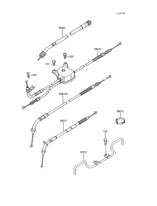 ZG1200 Тросы управления