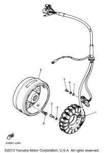 XT600EAC Генератор