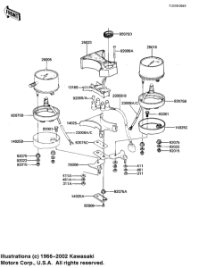 KZ1000 Спидометр