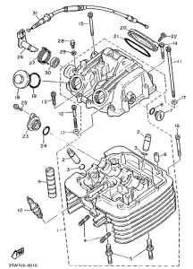 TT600W Головка цилиндров