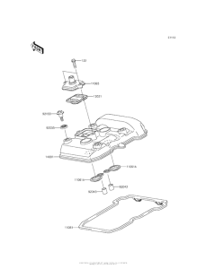 EX300 Крышка головки цилиндров