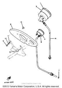 TZ250J Приборы