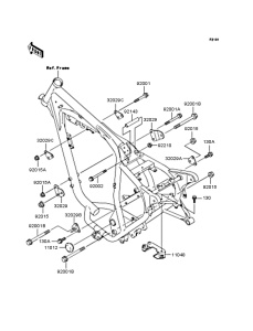BJ250 Рама ,крепежные детали
