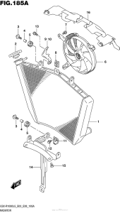 GSX-R1000 Radiator (Gsx-R1000L5 E03)