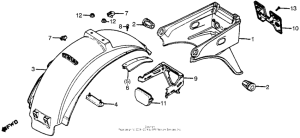 CBX Задний бампер