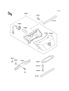 AN110 Taillight unit ass`y