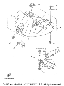 RT180K Топливный бак