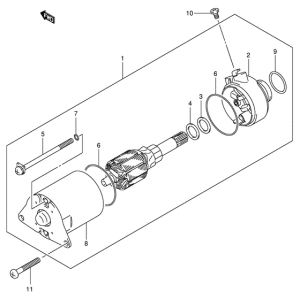 UE150 Стартерный мотор