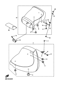 XVS1100A XVS11AY Пружина