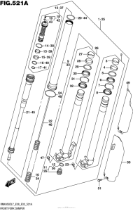 RMX450 Передняя вилка